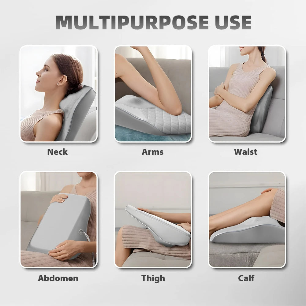 Massage Cushion neck massage pillow Heating Electric Shoulder Foot Massage Pillow Deep Tissue Kneading Massager Waist Back