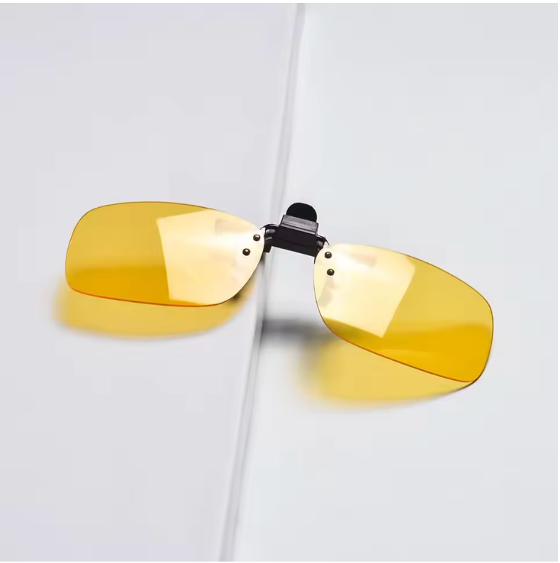 Blue Light Blocking Clip-On Glasses β Anti-Glare Lens for Screen Protection (Fits All Frames)