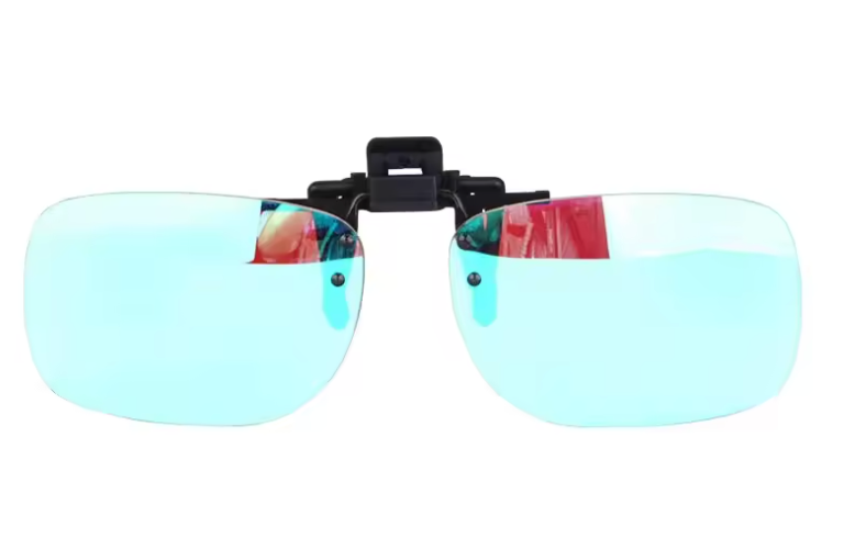 Blue Light Blocking Clip-On Glasses β Anti-Glare Lens for Screen Protection (Fits All Frames)