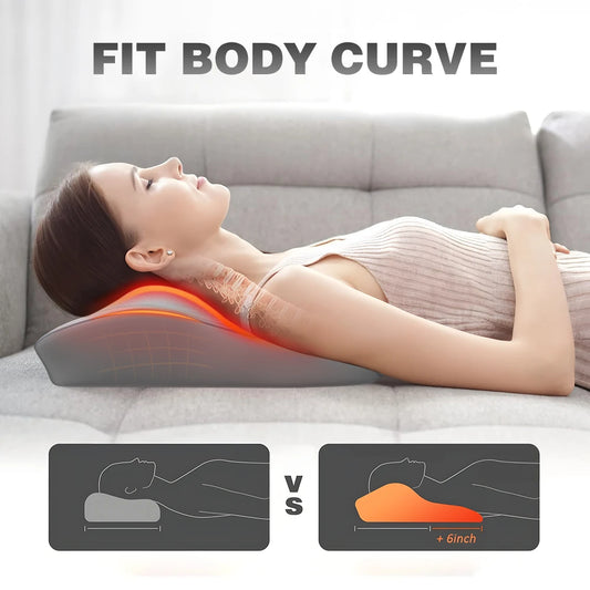 Massage Cushion neck massage pillow Heating Electric Shoulder Foot Massage Pillow Deep Tissue Kneading Massager Waist Back